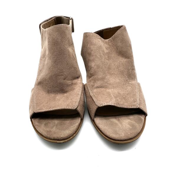 Naturalizer Lucky Block Heel Sandals Sz10 Suede Comfy casual dressy - Picture 3 of 6